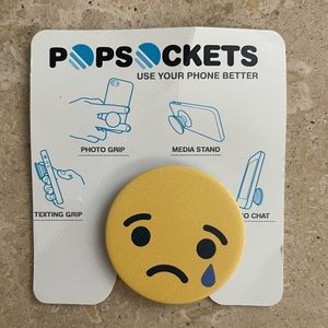 NWT Sad Emoji Pop Socket